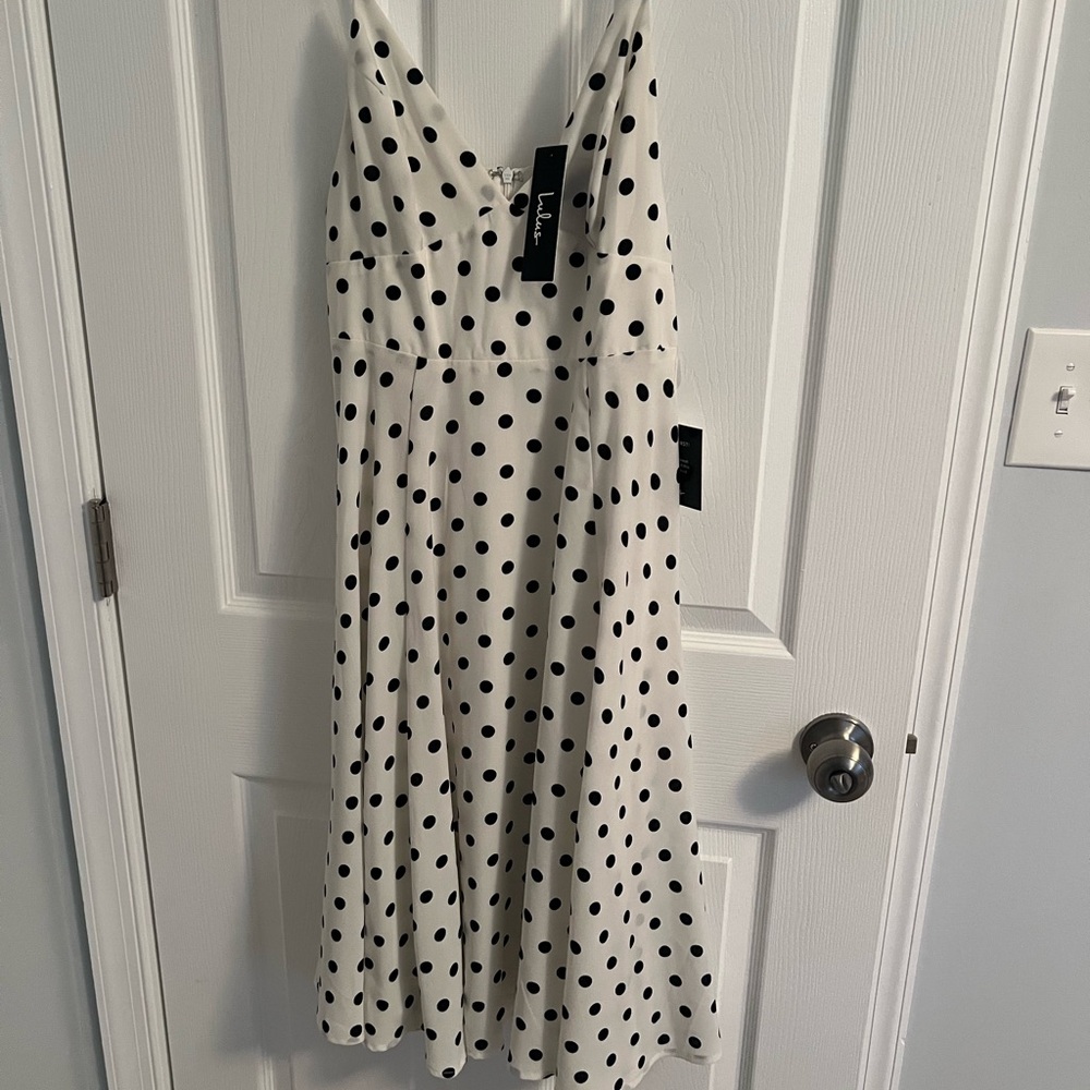 Cute Lulus Polka Dot Dress